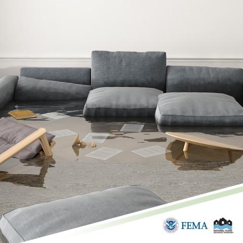 couch underwater 