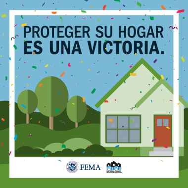 una casa con árboles