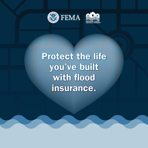 Heart-shaped image of protecting the life you've built