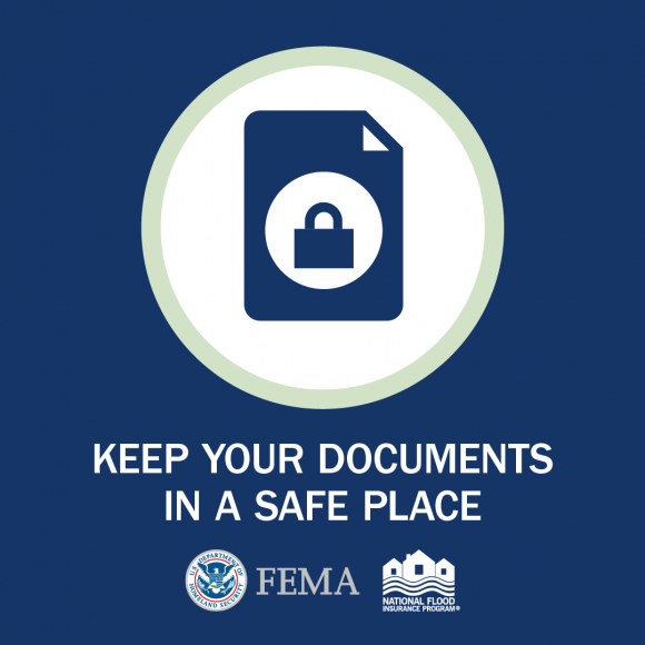 keep your documents in a safe place