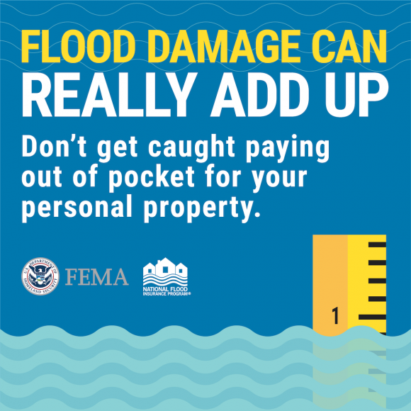 Flood damage can really add up. Don't get caught paying out of pocket for your personal property