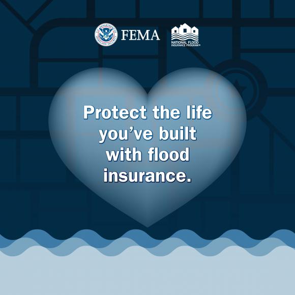 Heart-shaped image of protecting the life you've built