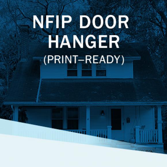 NFIP print-ready door hanger