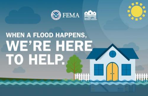 when a flood happens, we're here to help.
